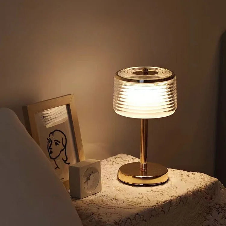 Table Lamp | Unique Ring-Shaped Minimalist LED Design for Ambient Lighting