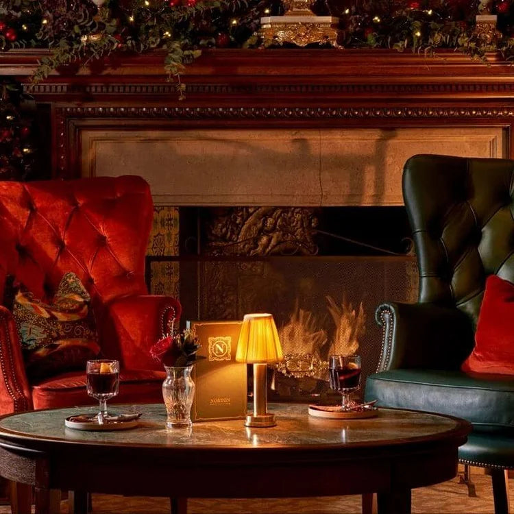 Wireless Table Lamp | Soft Metal Rechargeable Elegant Ambient Light