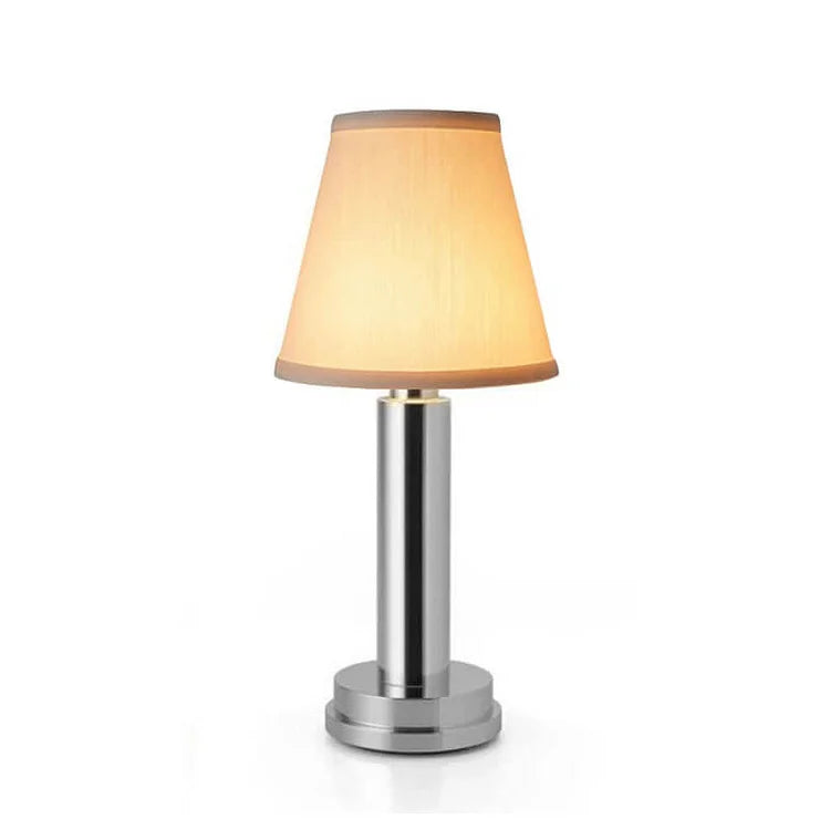 Wireless Table Lamp | Soft Metal Rechargeable Elegant Ambient Light