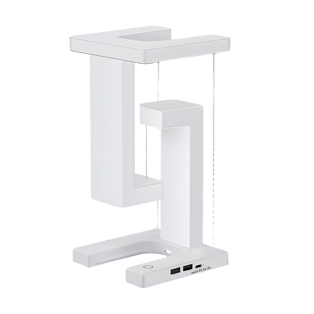 Floating Table Lamp | Anti-Gravity Wireless Charging LED Design