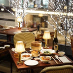 Wireless Table Lamp | Soft Metal Rechargeable Elegant Ambient Light