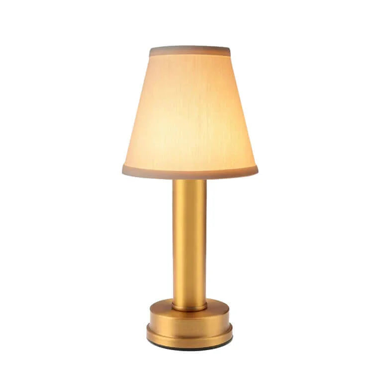 Wireless Table Lamp | Soft Metal Rechargeable Elegant Ambient Light