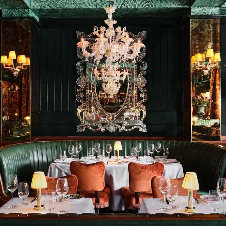 Wireless Table Lamp | Soft Metal Rechargeable Elegant Ambient Light