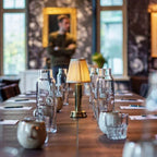 Wireless Table Lamp | Soft Metal Rechargeable Elegant Ambient Light