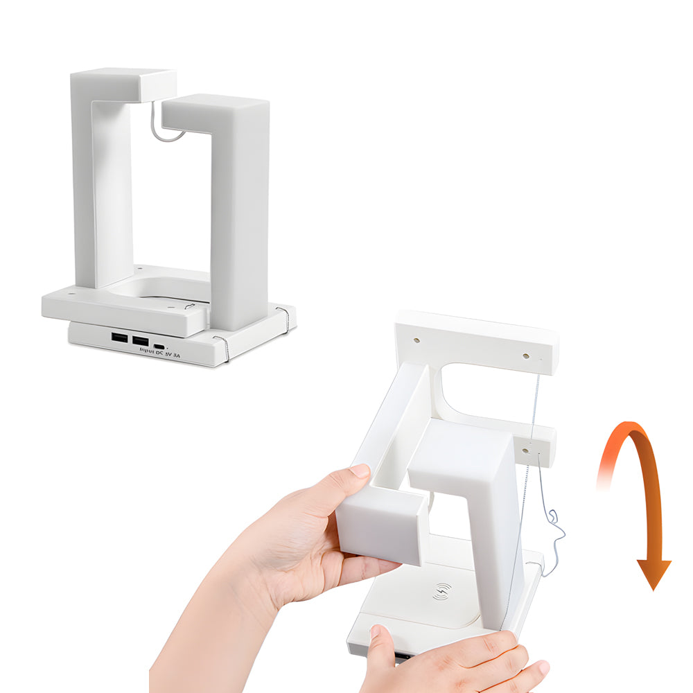 Floating Table Lamp | Anti-Gravity Wireless Charging LED Design