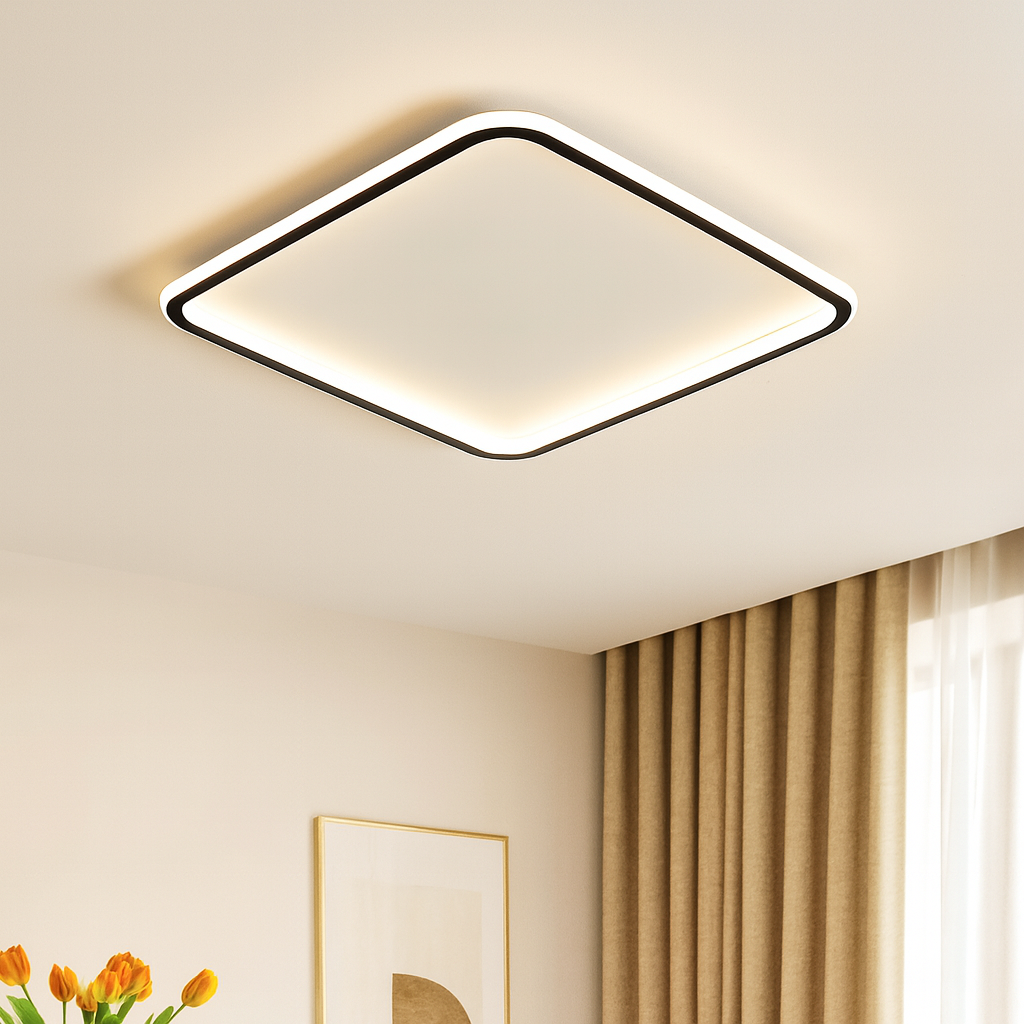 Ethan Square Ceiling Light – LED Feature