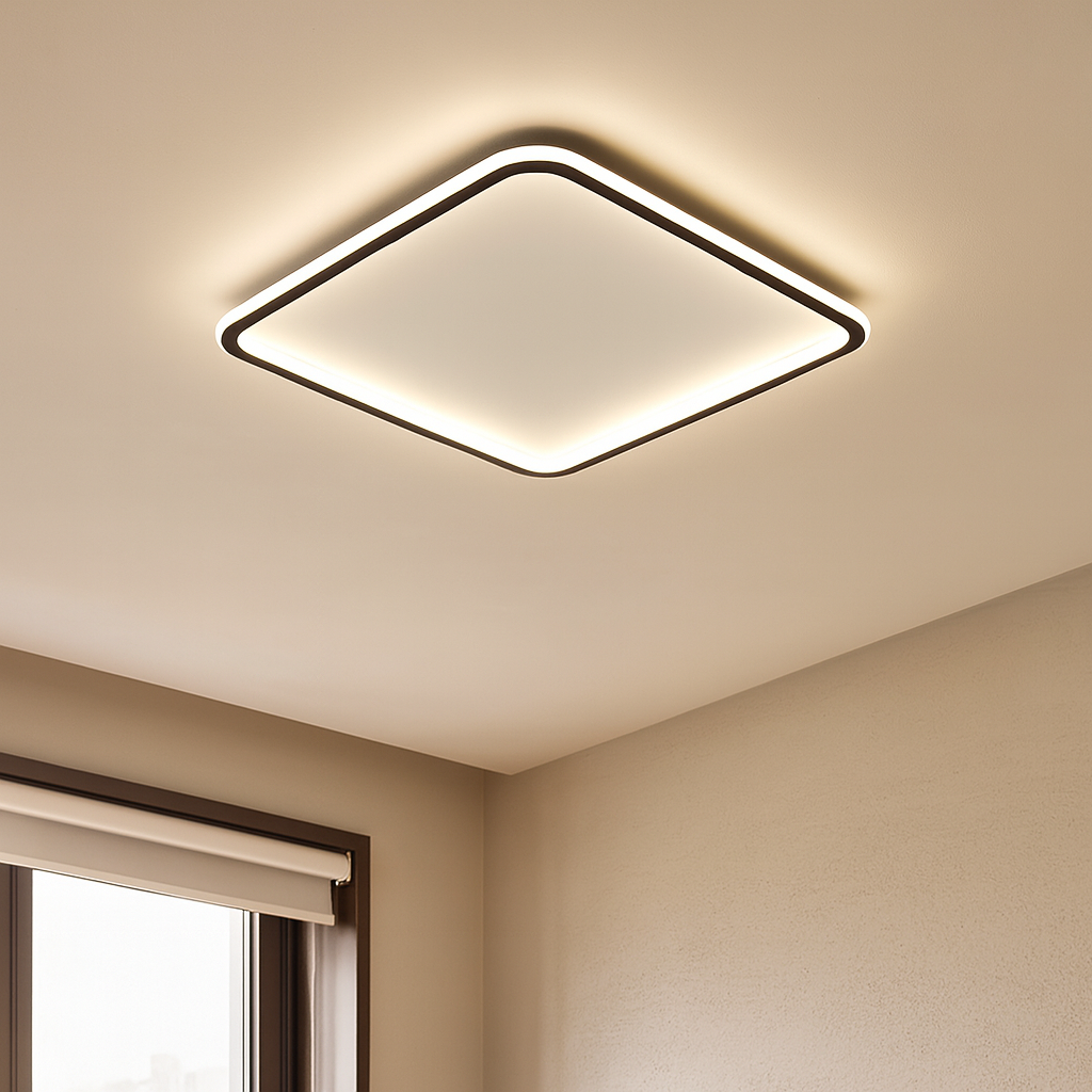 Ethan Square Ceiling Light – LED Feature