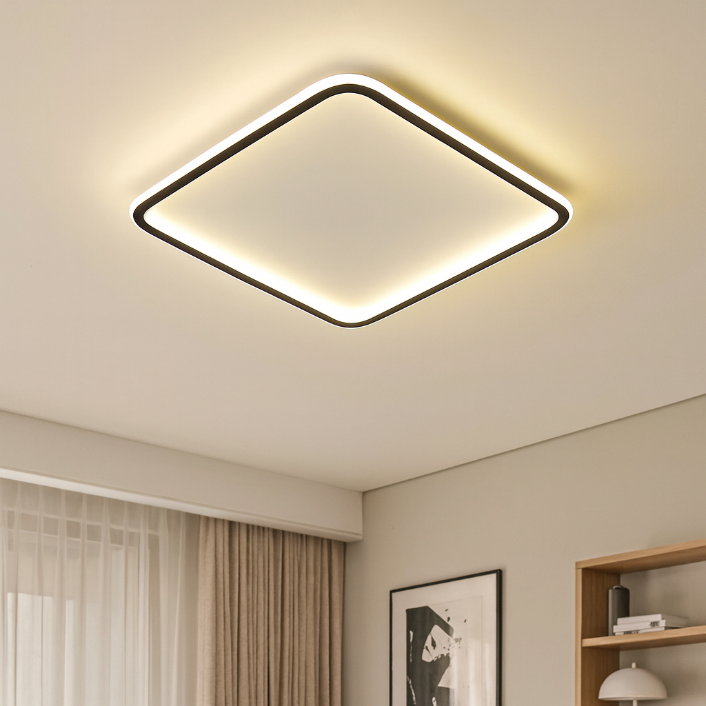 Ethan Square Ceiling Light – LED Feature