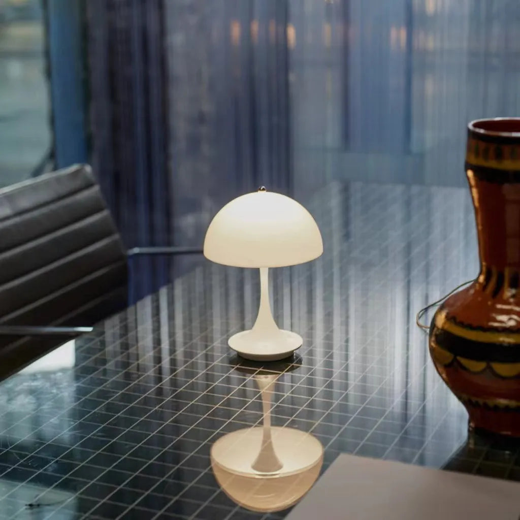 Cordless Table Lamp | Sleek Alloy & Acrylic Modern Wireless Design
