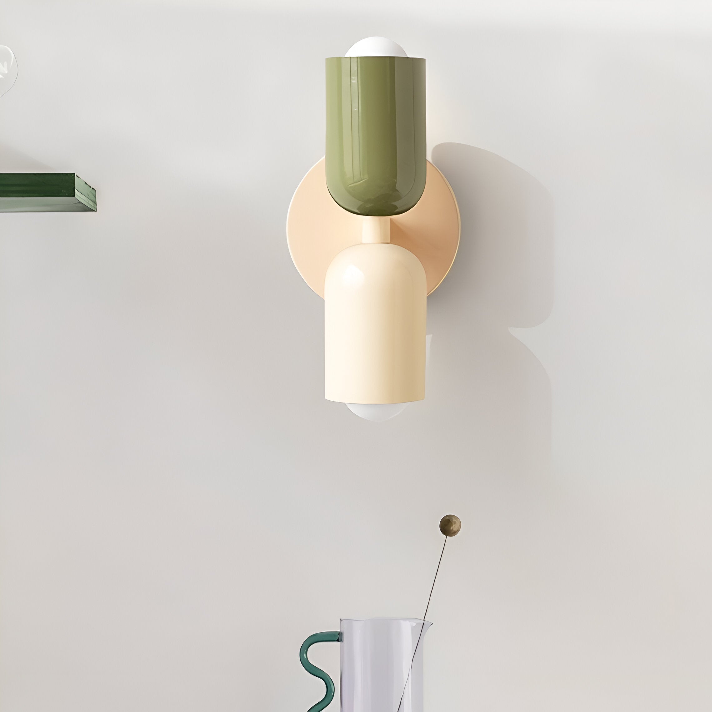 Wall Light | Nordic Double Head Painted Iron Modern Fixture 5