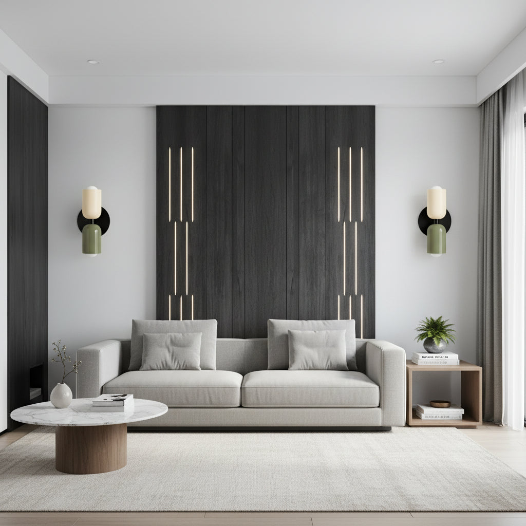 Wall Light | Nordic Double Head Painted Iron Modern Fixture 6