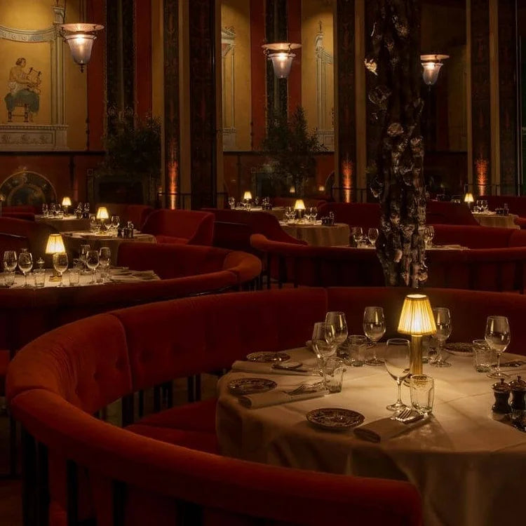 Wireless Table Lamp | Soft Metal Rechargeable Elegant Ambient Light