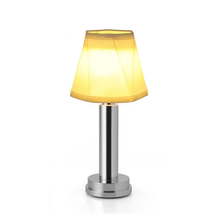 Wireless Table Lamp | Soft Metal Rechargeable Elegant Ambient Light