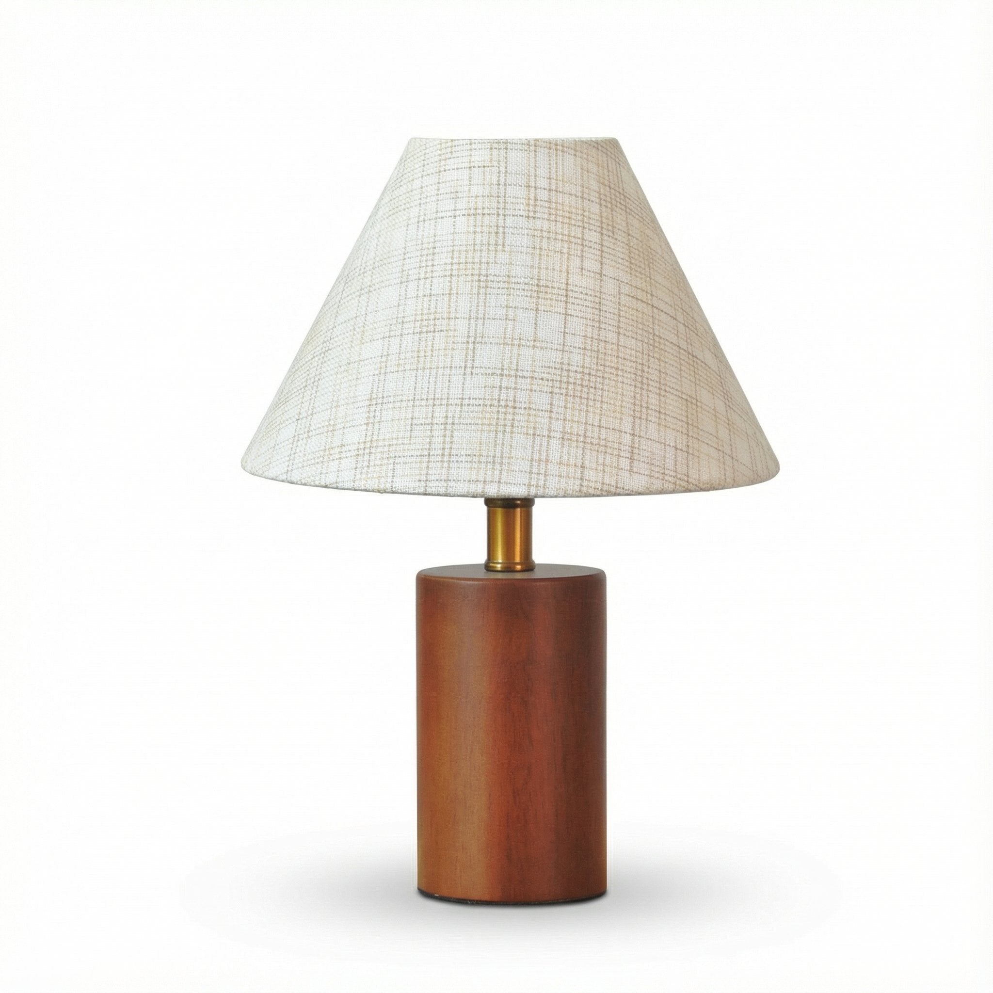 Bedside Table Lamp | Bamboo Wood Retro Pleated Shade