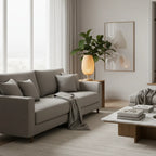 Bedside Table Lamp | Handcrafted Bamboo Rustic Eco-Friendly Ambient Light