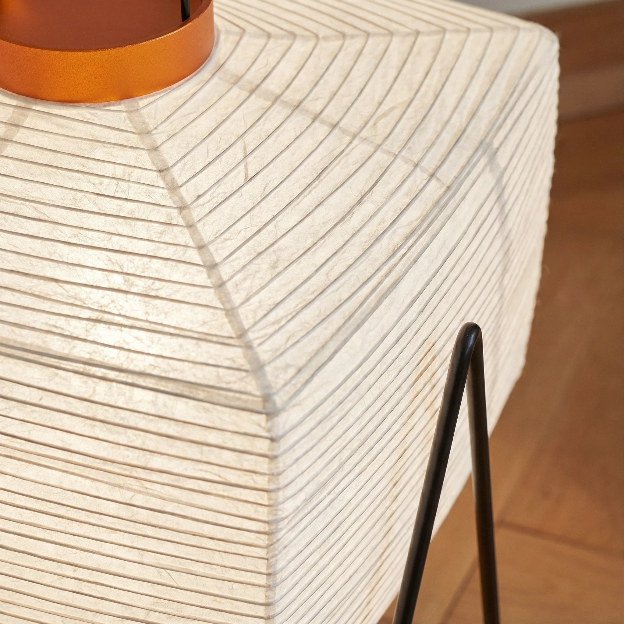 Bedside Table Lamp | Japandi Paper Minimalist Ambient Light