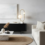 Bedside Table Lamp | Marble Glass Modern Ambient Light