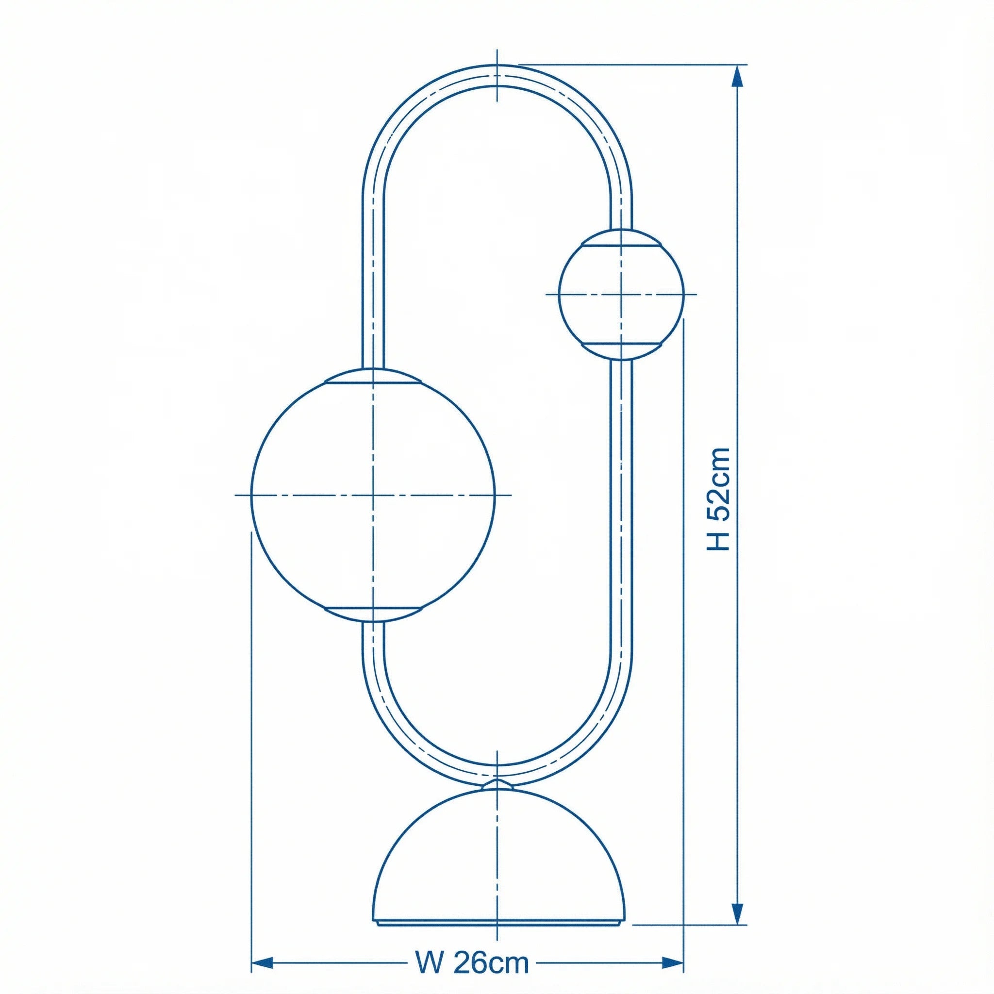 Bedside Table Lamp | Marble Glass Modern Ambient Light
