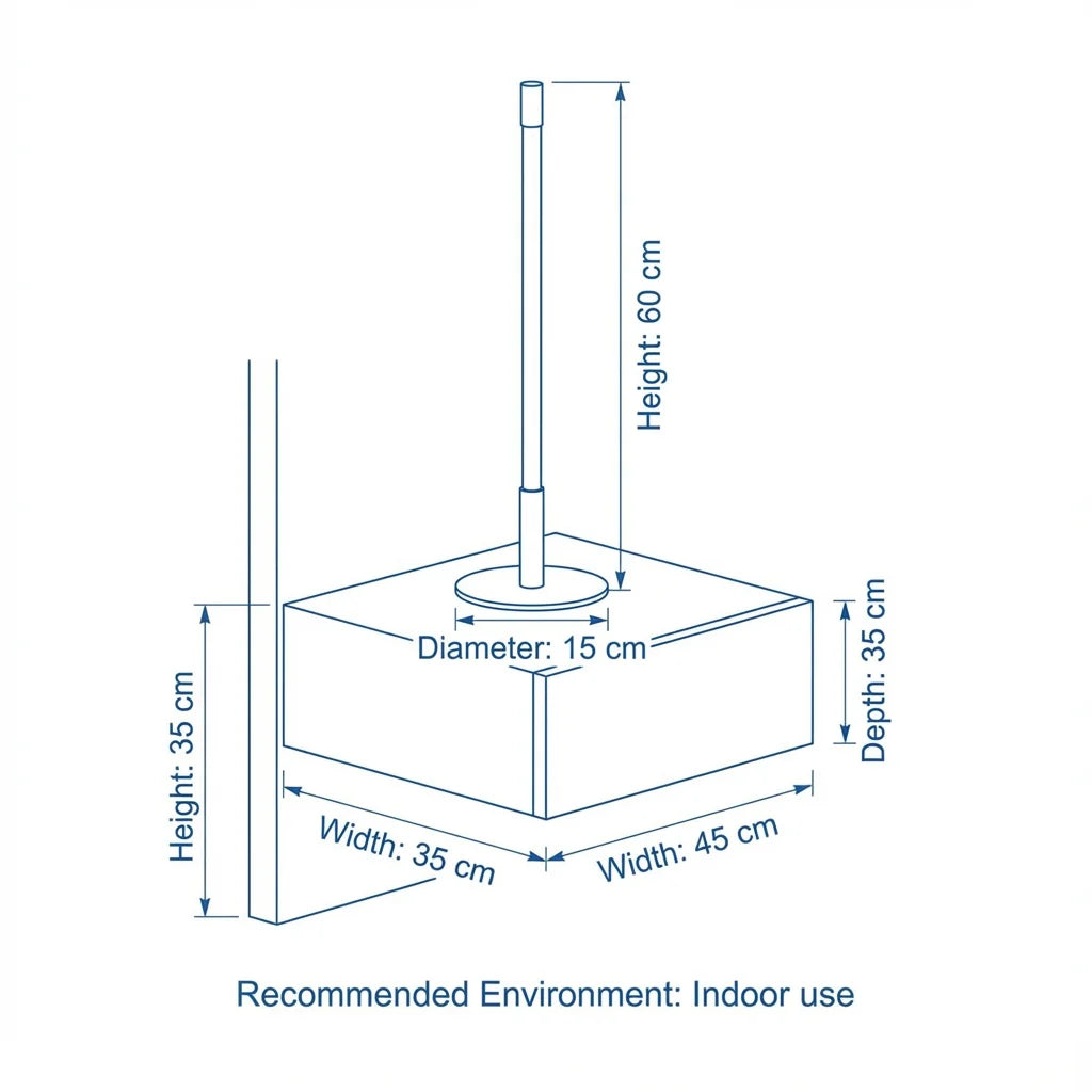 Bedside Table Lamp | Metal Amber Warm Glow Adjustable Brightness