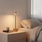 Bedside Table Lamp | Minimalist Iron Wireless Rechargeable Ambient Light
