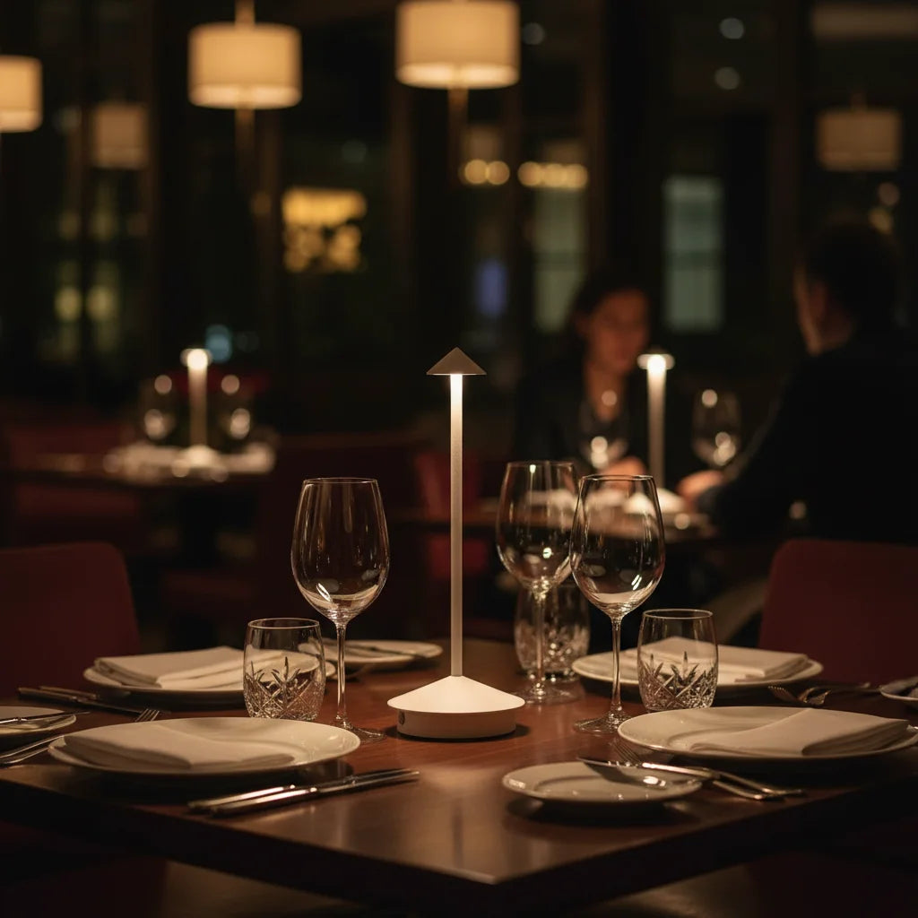 Bedside Table Lamp | Modern Wireless Minimalist Adjustable Light