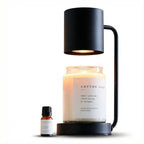 Nordic Iron Candle Warmer Lamp | Dimmable Minimalist Bedside Table Light