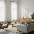 Bedside Table Lamp | Vintage Pleated Ceramic Soft Glow