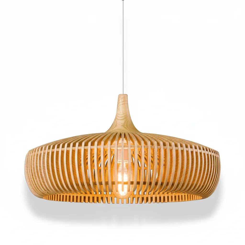 Ceiling Lamp | Scandinavian Solid Wood Minimalist Pendant Light