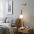 Luno Glass Wall Light – Modern Ambient Design