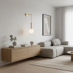 Luno Glass Wall Light – Modern Ambient Design