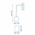 Luno Glass Wall Light – Modern Ambient Design