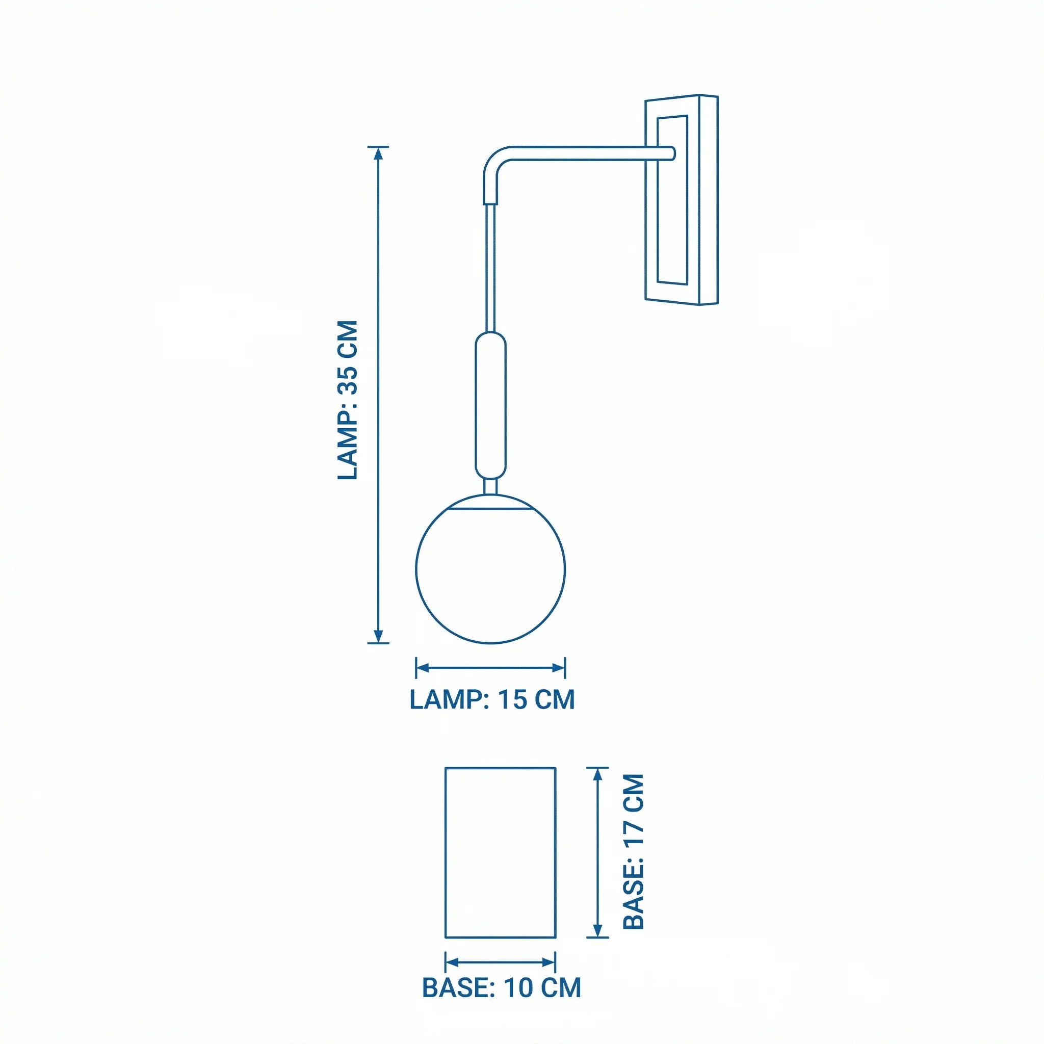 Luno Glass Wall Light – Modern Ambient Design