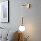 Luno Glass Wall Light – Modern Ambient Design