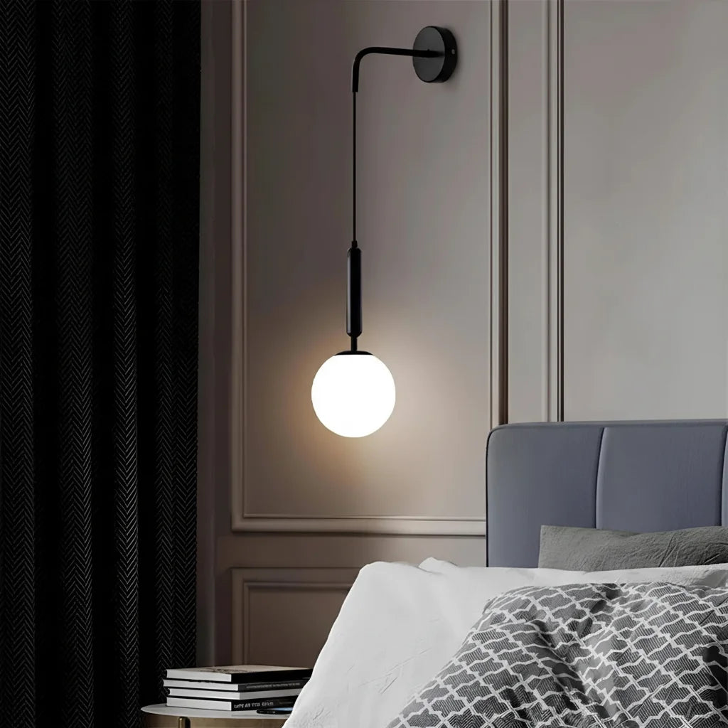 Luno Glass Wall Light – Modern Ambient Design