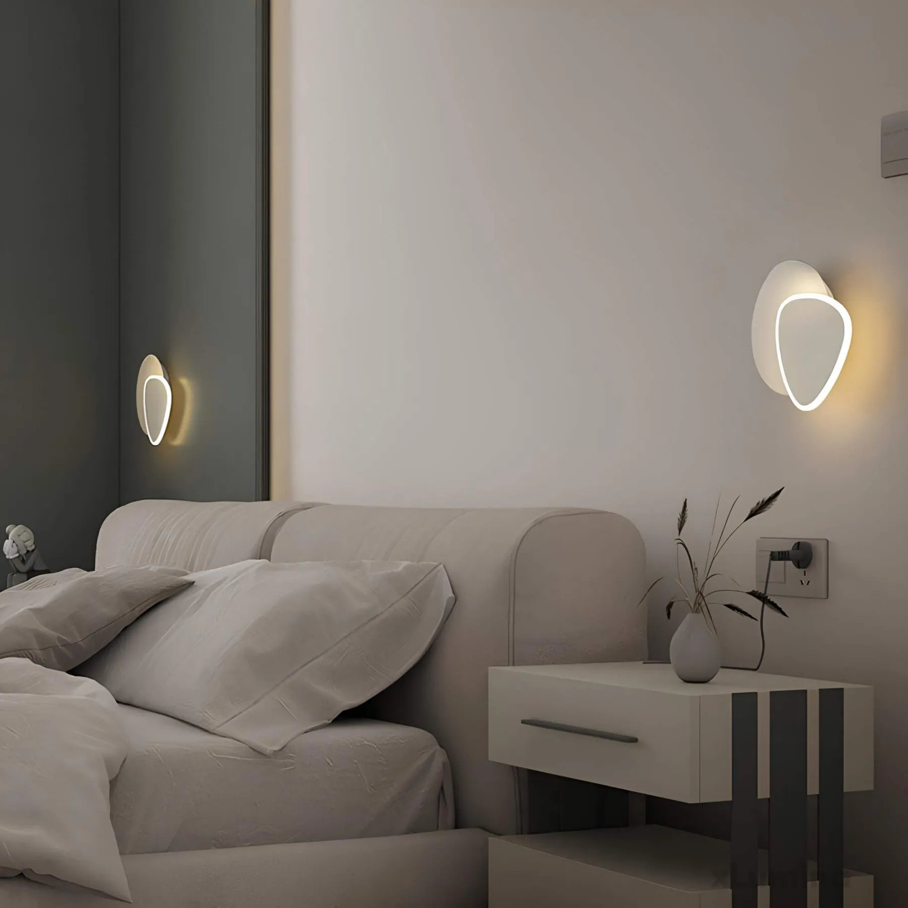 LED Wall Light | Aluminum Acrylic Modern Design