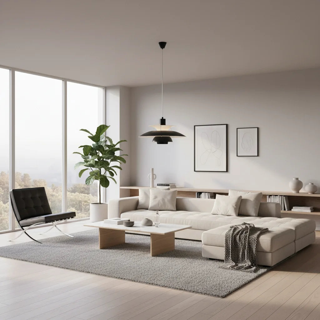 Modern Alloy LED Pendant Light | Minimalist Architectural Ceiling Fixture