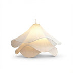Pendant Light | Japandi Fabric Design with Adjustable Height and Warm Glow