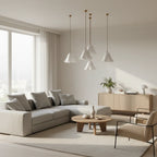 Pendant Light | Modern Glass Metal Adjustable Fixture