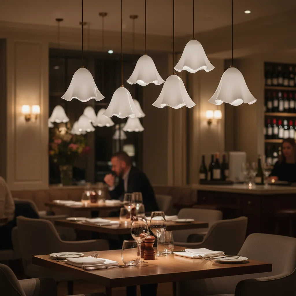 Pendant Light | Modern Glass Metal Adjustable Fixture