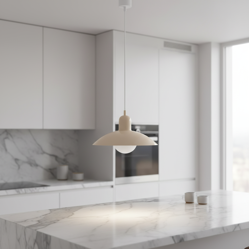 Pendant Light | Nordic Bauhaus Minimalist Iron Design with Adjustable Cord