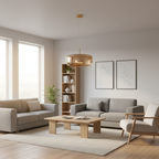 Retro Hand-Blown Glass Pendant | Adjustable Minimalist Kitchen Light