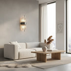 Romas Crystal Wall Light – Glass & Metal Design