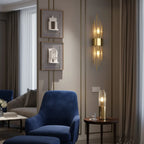 Romas Crystal Wall Light – Glass & Metal Design