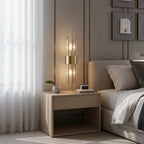 Romas Crystal Wall Light – Glass & Metal Design