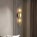 Romas Crystal Wall Light – Glass & Metal Design