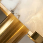 Table Lamp | Alabaster Minimalist Bronze Luxury Accent