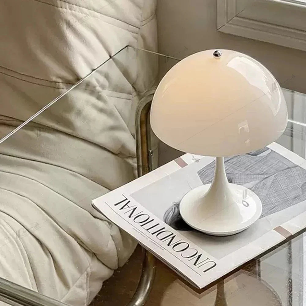 Table Lamp | Alloy Acrylic Wireless Rechargeable LED Touch Dimmable Light - Image 13