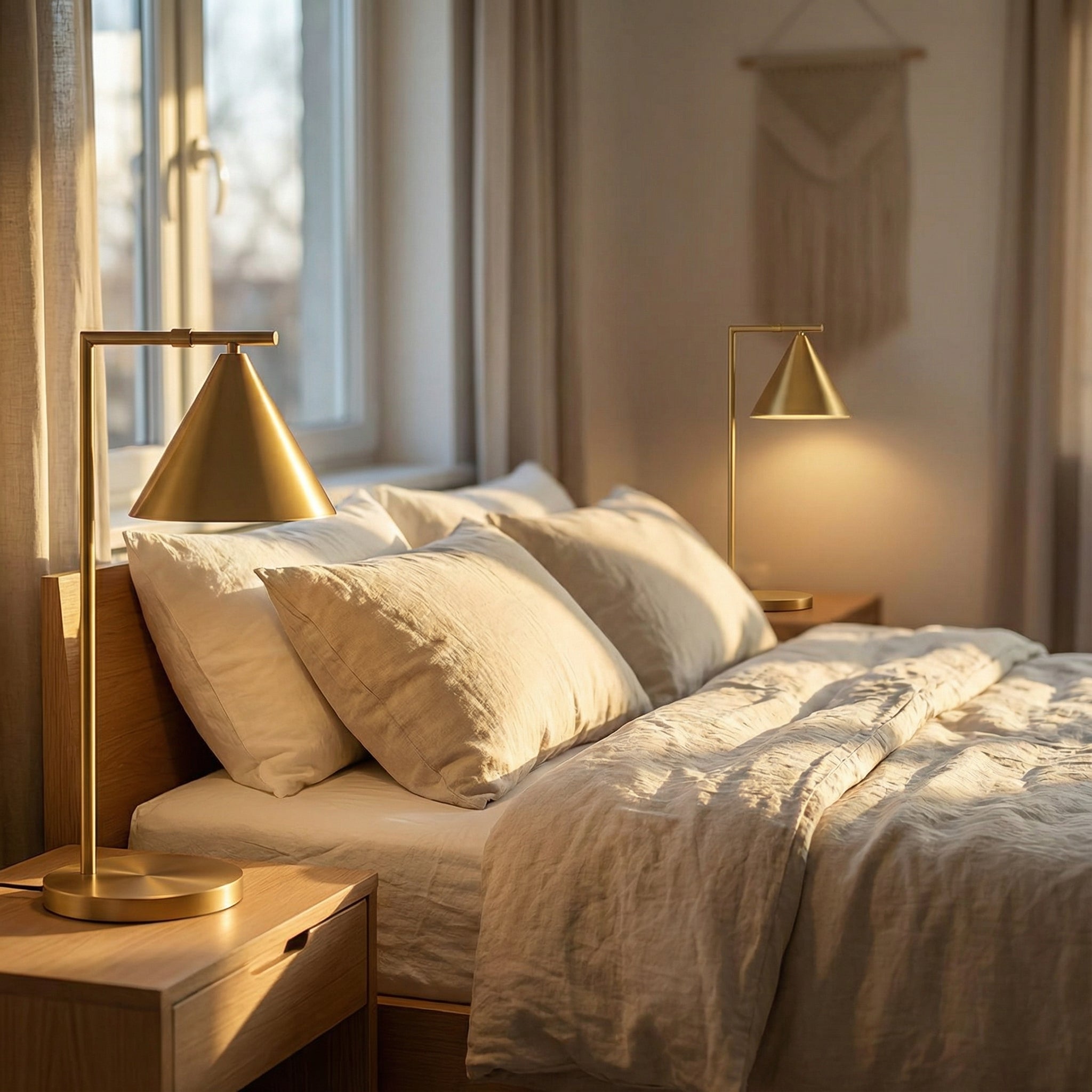 Table Lamp | Classic Copper Elegant Design for Home Ambiance