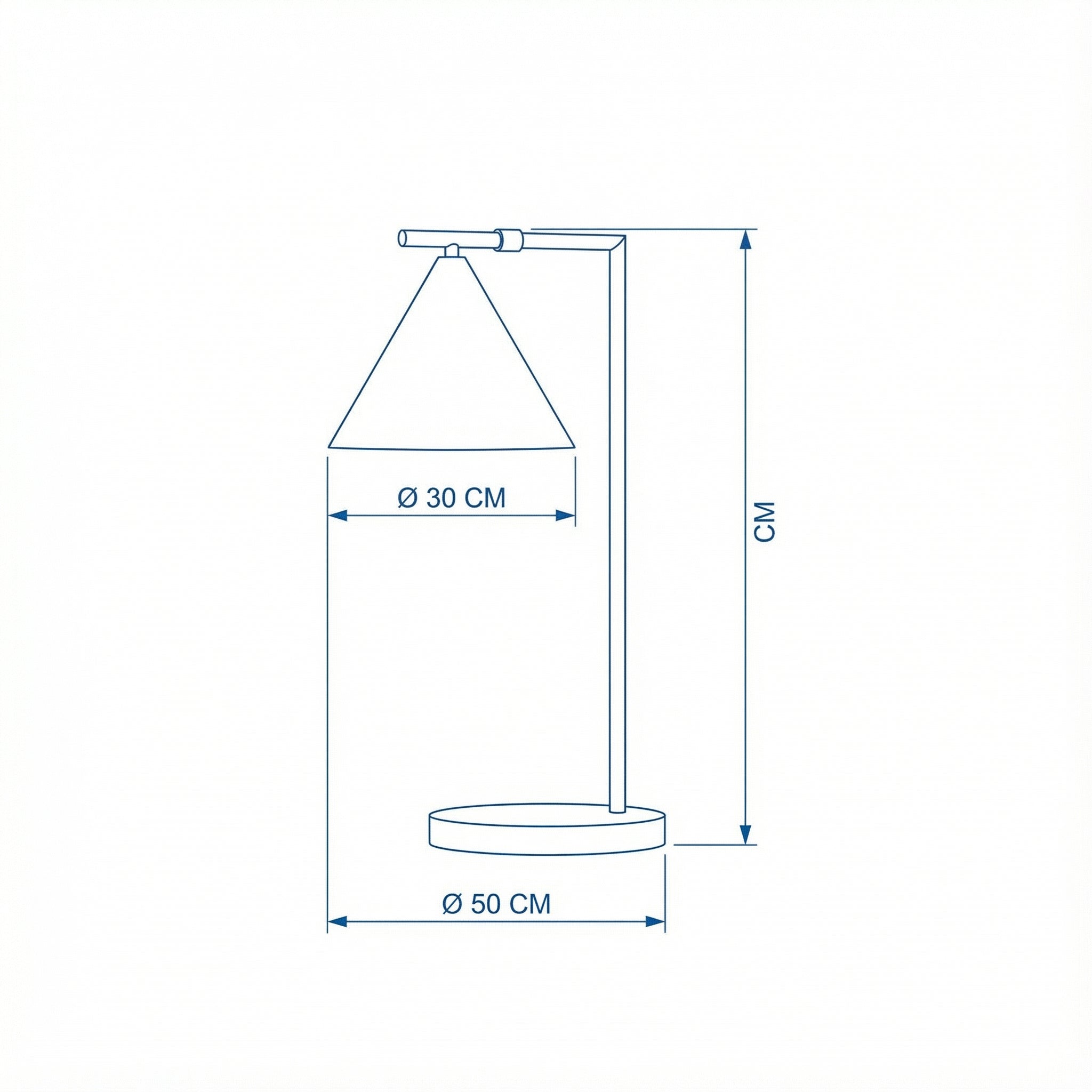 Table Lamp | Classic Copper Elegant Design for Home Ambiance