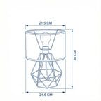 Bedside Table Lamp | Geometric Modern Eye Protection Projection Atmosphere Light